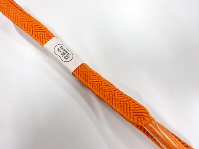 JAPANESE KIMONO / UNUSED HAND-TIED OBIJIME